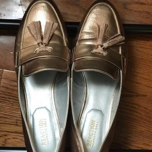 Rose Gold Loafers